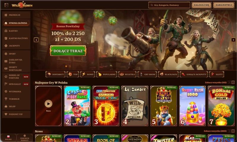 Strona główna Wild Robin Casino 