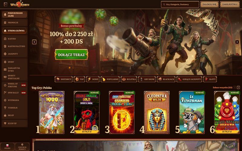 Strona główna Wild Robin Casino 