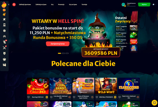 Kasyno HellSpin – Strona główna