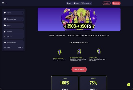 Kasyno Opabet – Bonus powitalny