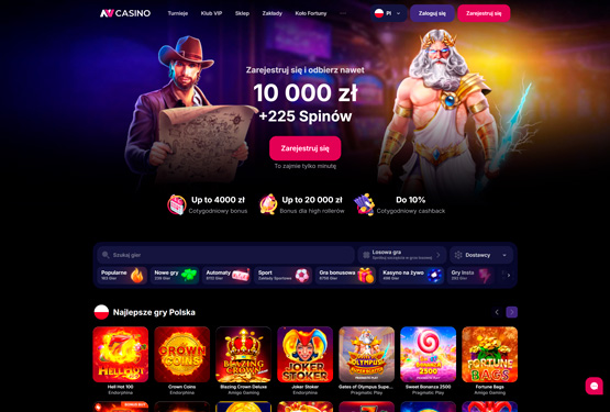 Kasyno NV Casino – Strona główna