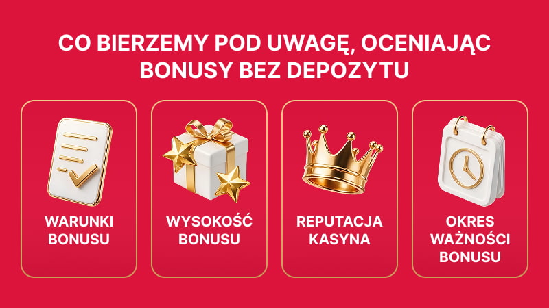 Co bierzemy pod uwagę, oceniając bonusy bez depozytu