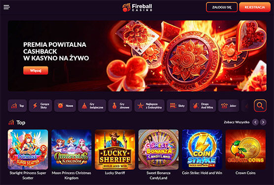 Strona główna kasyna Fireball