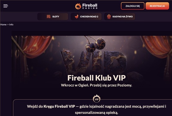 Promocja Fireballs w kasynie Fireball
