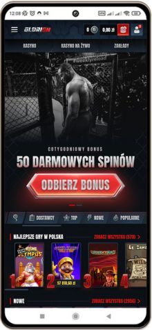 Glorion kasyno wersja mobilna