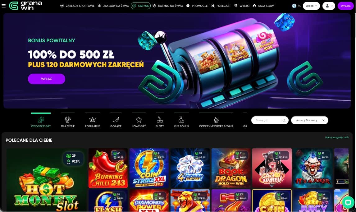 Strona główna kasyna Granawin