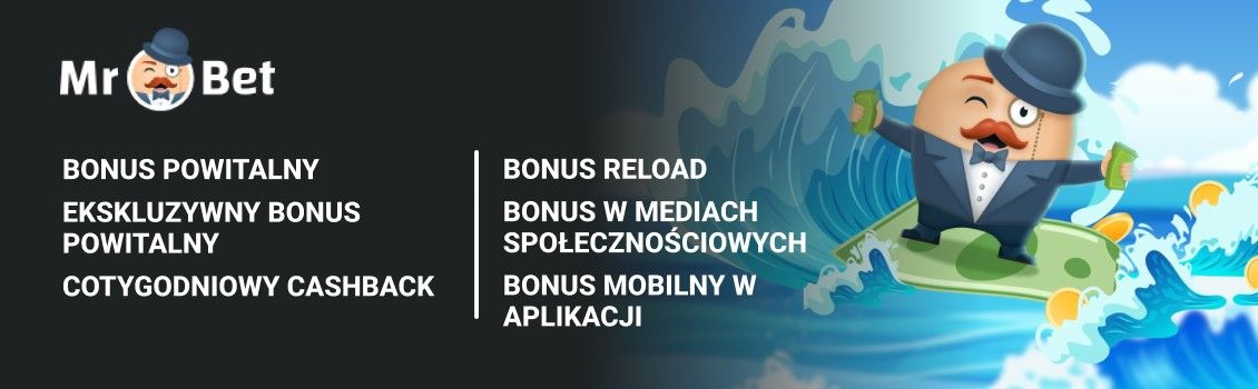 MrBet Casino bonusy