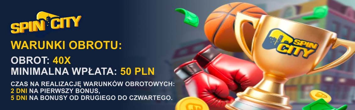 Zasady i warunki bonusów kasyna Spin City