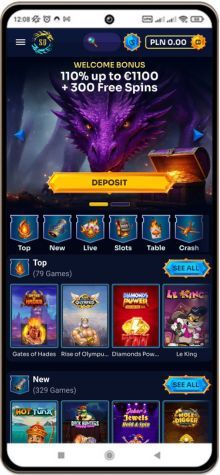 SpinDragons kasyno wersja mobilna