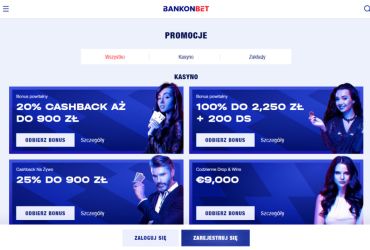 Bankonbet casino - Promocje