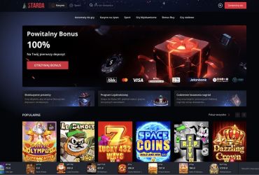 Starda Kasyno menu główne