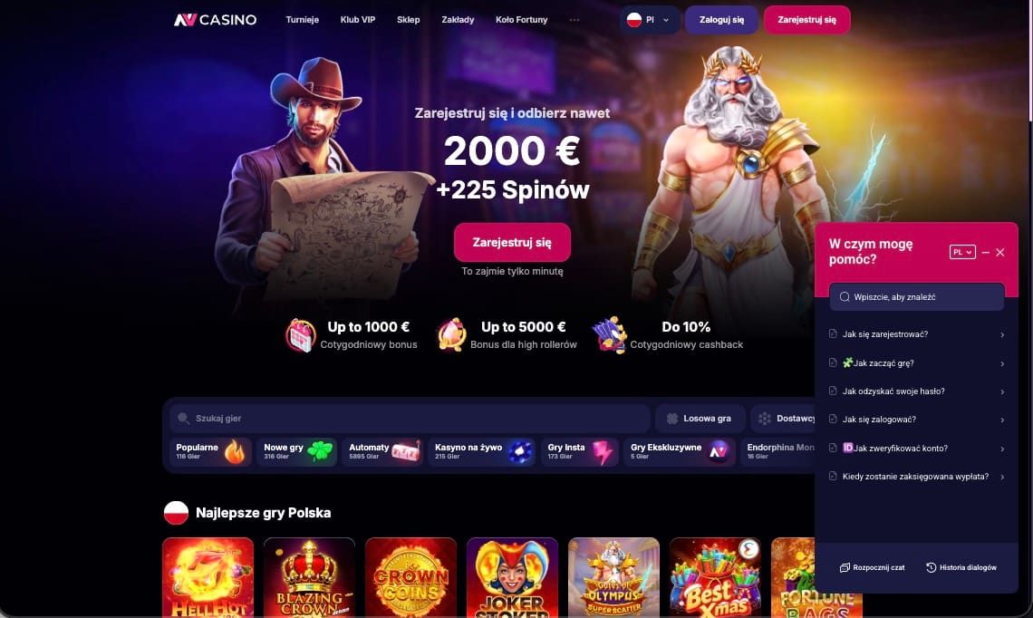 NVCasino support