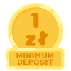 1 PLN min deposit from the casino