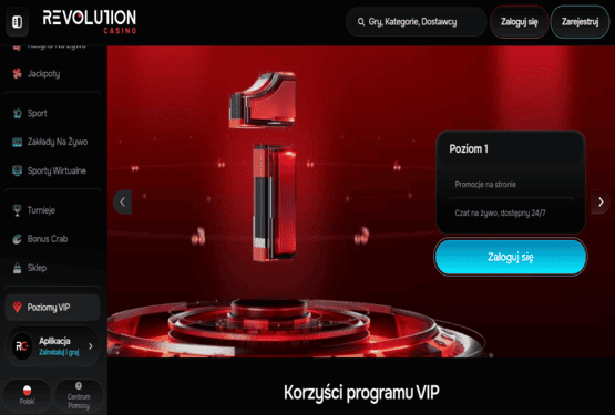 Program VIP kasyna Revolution