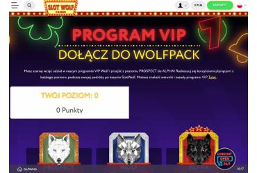 Slotwolf – strona VIP
