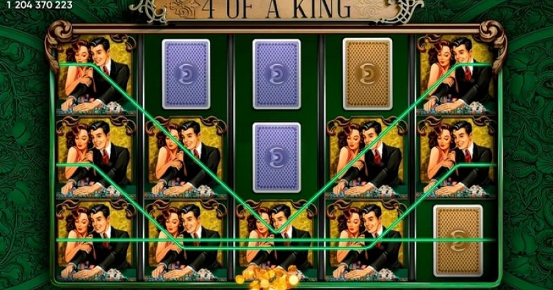 Zagraj teraz w Recenzja slotu online 4 of a King (Endorphina) za darmo | Kasynos Online