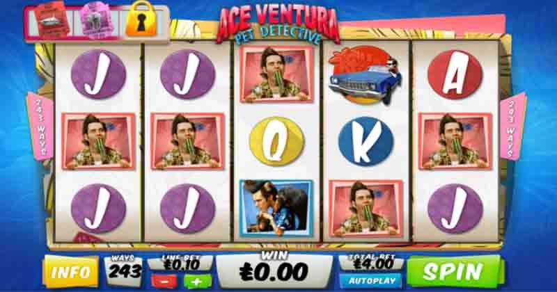 Zagraj teraz w Ace Ventura Pet Detective slot online od Playtech za darmo | Kasynos Online