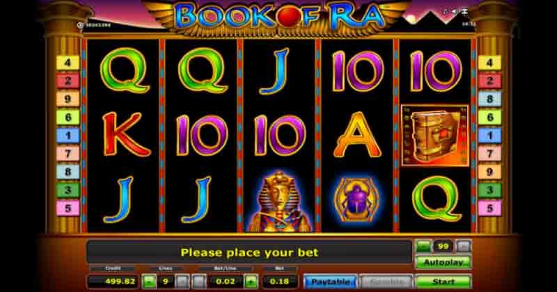 Zagraj teraz w Book of Ra automat online od Novomatic za darmo | Kasynos Online