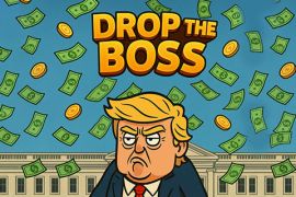 Logo automatu Drop the Boss