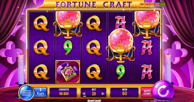 Zagraj teraz w Fortune Craft slot online od Belatra za darmo | Kasynos Online