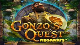Gonzo&rsquo;s Quest Megaways Slot Logo