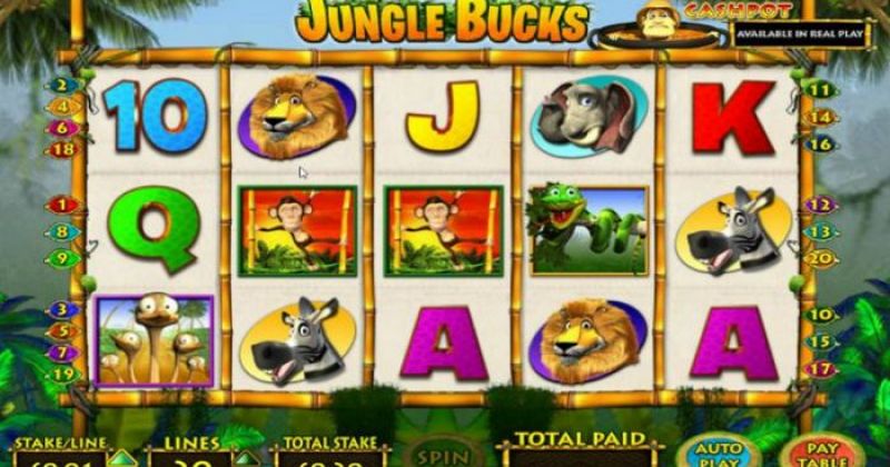 Zagraj teraz w Jungle Bucks od OpenBet za darmo | Kasynos Online