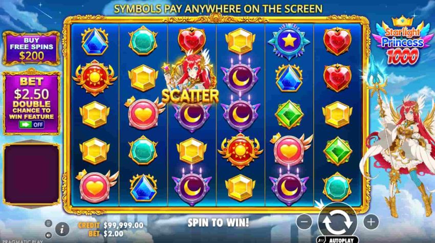 Symbol Scatter w slocie Starlight Princess 1000