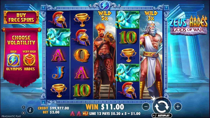 Symbol Wild w slocie Zeus vs Hades Gods of War