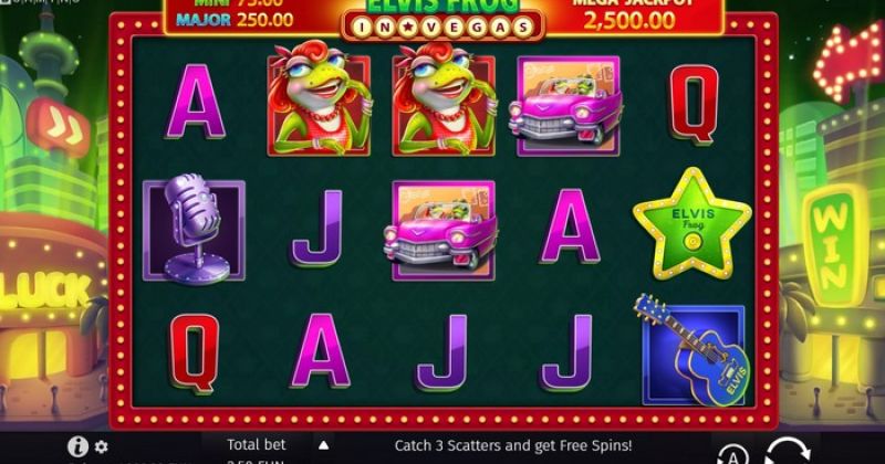 Zagraj teraz w Elvis Frog in Vegas automat online od Bgaming za darmo | Kasynos Online