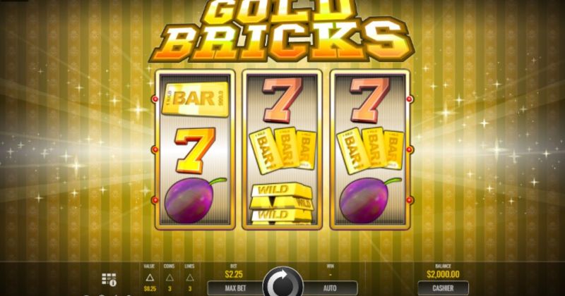 Zagraj teraz w Gold Bricks automat online Rival Gaming za darmo | Kasynos Online