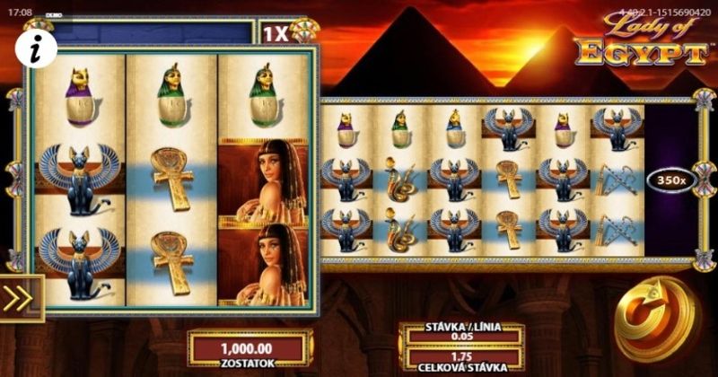 Zagraj teraz w Automat Lady of Egypt od WMS za darmo | Kasynos Online