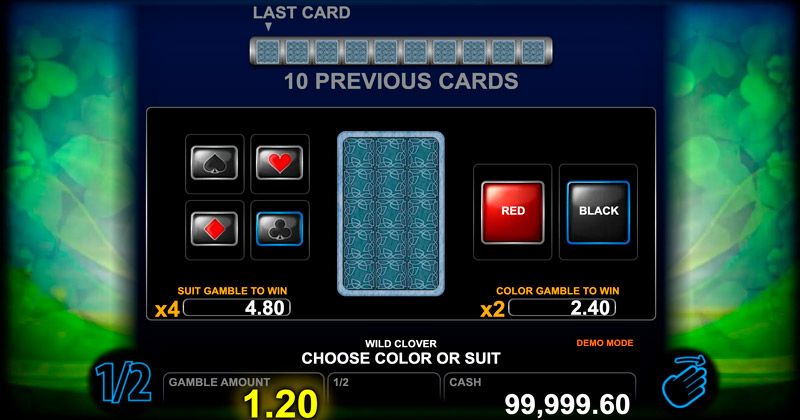 wild clover Funkcja Gamble