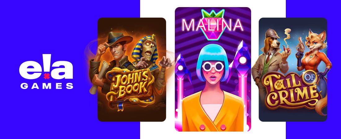Baner z napisem Ela Games